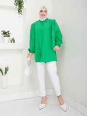 omuz detaylı yazlık tunik asm185 benetton