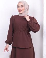 etekli̇ yazlık ikili takım asm150 kahve 6