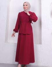 etekli̇ yazlık ikili takım asm150 bordo 2