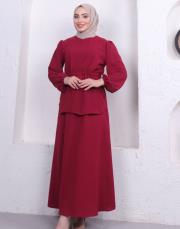 etekli̇ yazlık ikili takım asm150 bordo 3