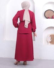 etekli̇ yazlık ikili takım asm150 bordo 4