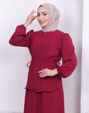 etekli̇ yazlık ikili takım asm150 bordo 5