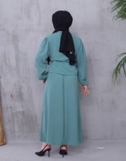 beli tünelli yazlık takım asm239 su yeşili 4