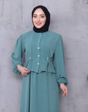 beli tünelli yazlık takım asm239 su yeşili 5