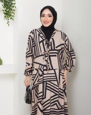 viscon yazlık ikili takım asm212 kahve 6