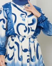 desenli viscon yazlık elbise asm208 mavi 4