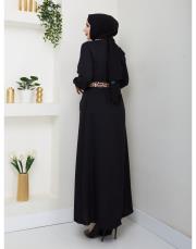 leopar desen gömlek asm246 siyah 6