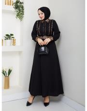 leopar desen gömlek asm246 siyah 8