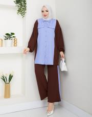 garnili ikili takım asm248 kahve