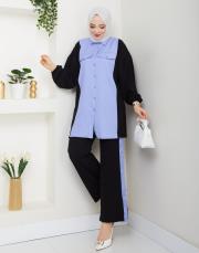 garnili ikili takım asm248 siyah 2