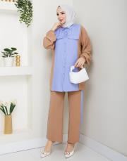 garnili ikili takım asm248 bej 3