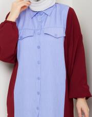 garnili ikili takım asm248 bordo 4