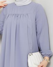 dubai kumaş yazlık elbise asm157 gri 4