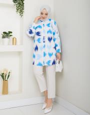 fırça desenlı tunik asm250 saks 2