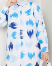 fırça desenlı tunik asm250 saks 4