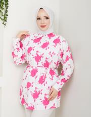 yaprak desen asm250 fuşya 2