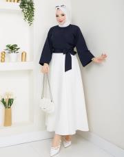 önden bağlamalı asm262 lacivert 4