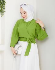 önden bağlamalı asm262 yağ yeşili 5