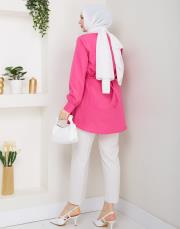 tunik kalp toka tunik asm256 fuşya 4