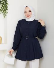 tunik kalp toka tunik asm256 lacivert 2