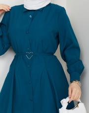 tunik kalp toka tunik asm256 petrol mavisi 3